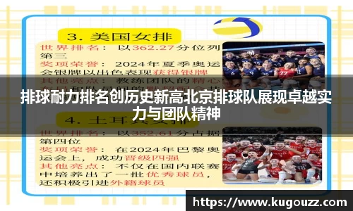排球耐力排名创历史新高北京排球队展现卓越实力与团队精神